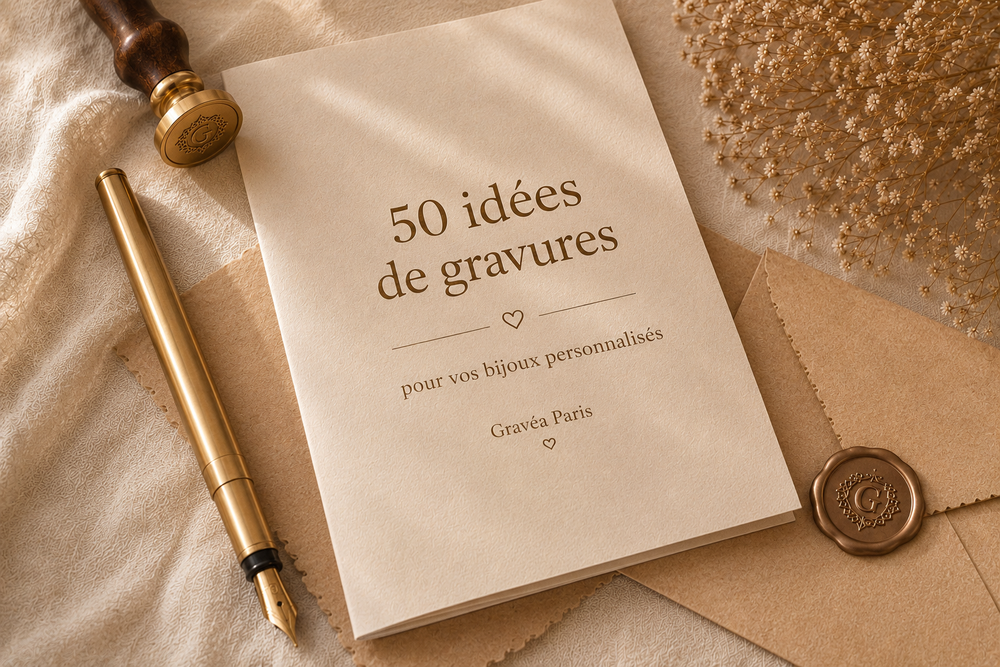 Que faire graver sur un bijou ? 50 idées de gravures pleines de sens
