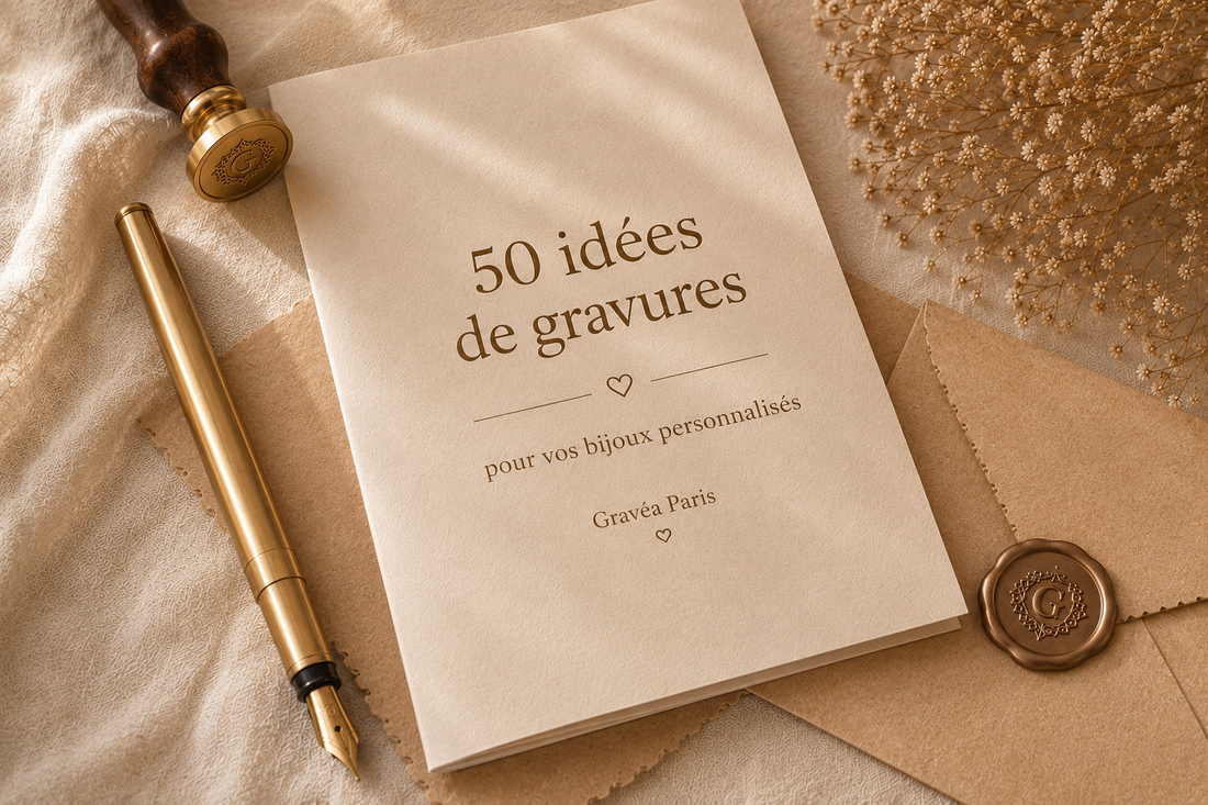 Que faire graver sur un bijou ? 50 idées de gravures pleines de sens