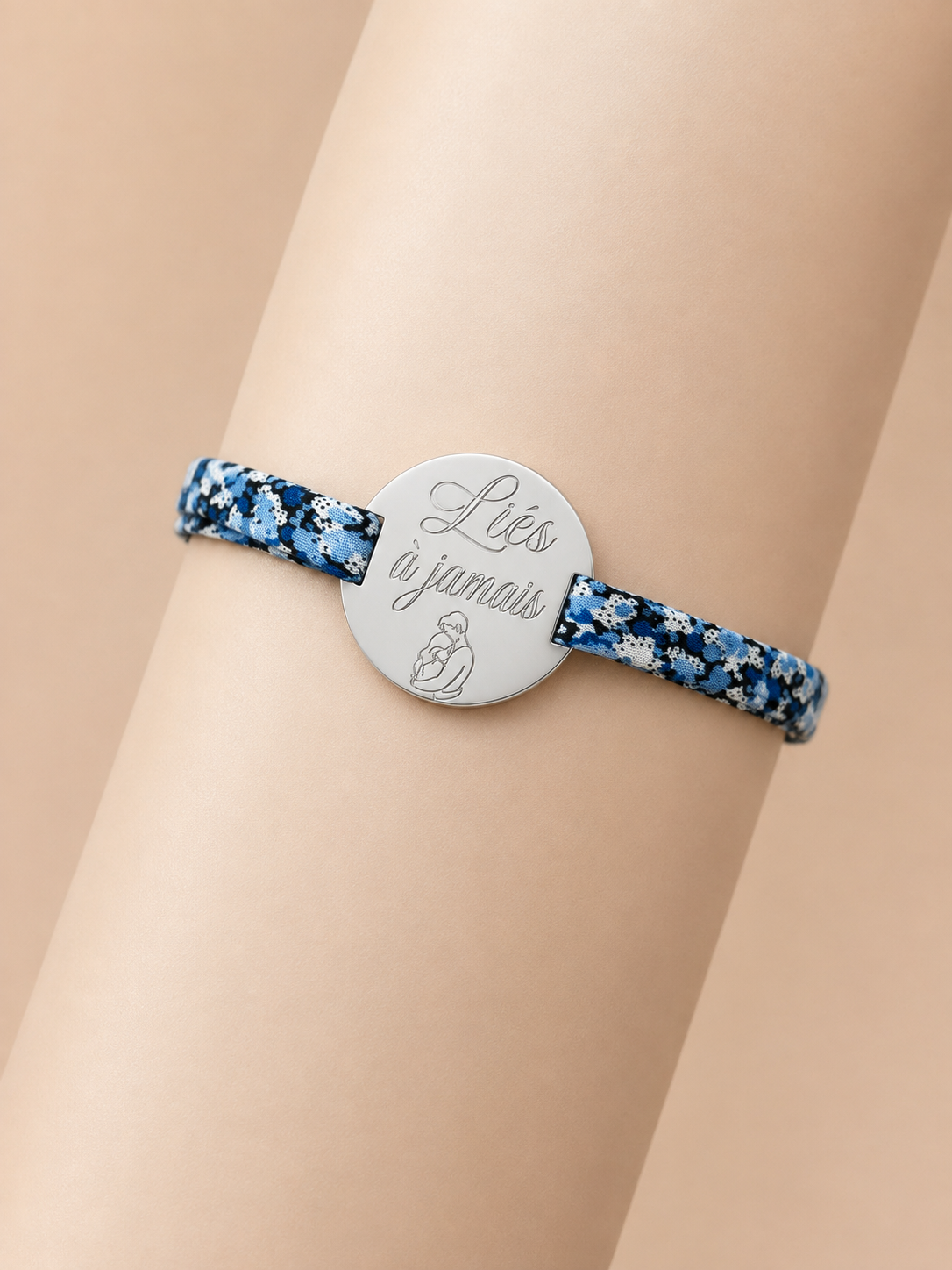 Bracelet Liberty personnalisé femme Maïa.