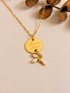 Collier personnalisé femme or Alis avec petite fée.