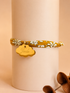 Bracelet Liberty personnalisé femme Alix avec médaille nuage or