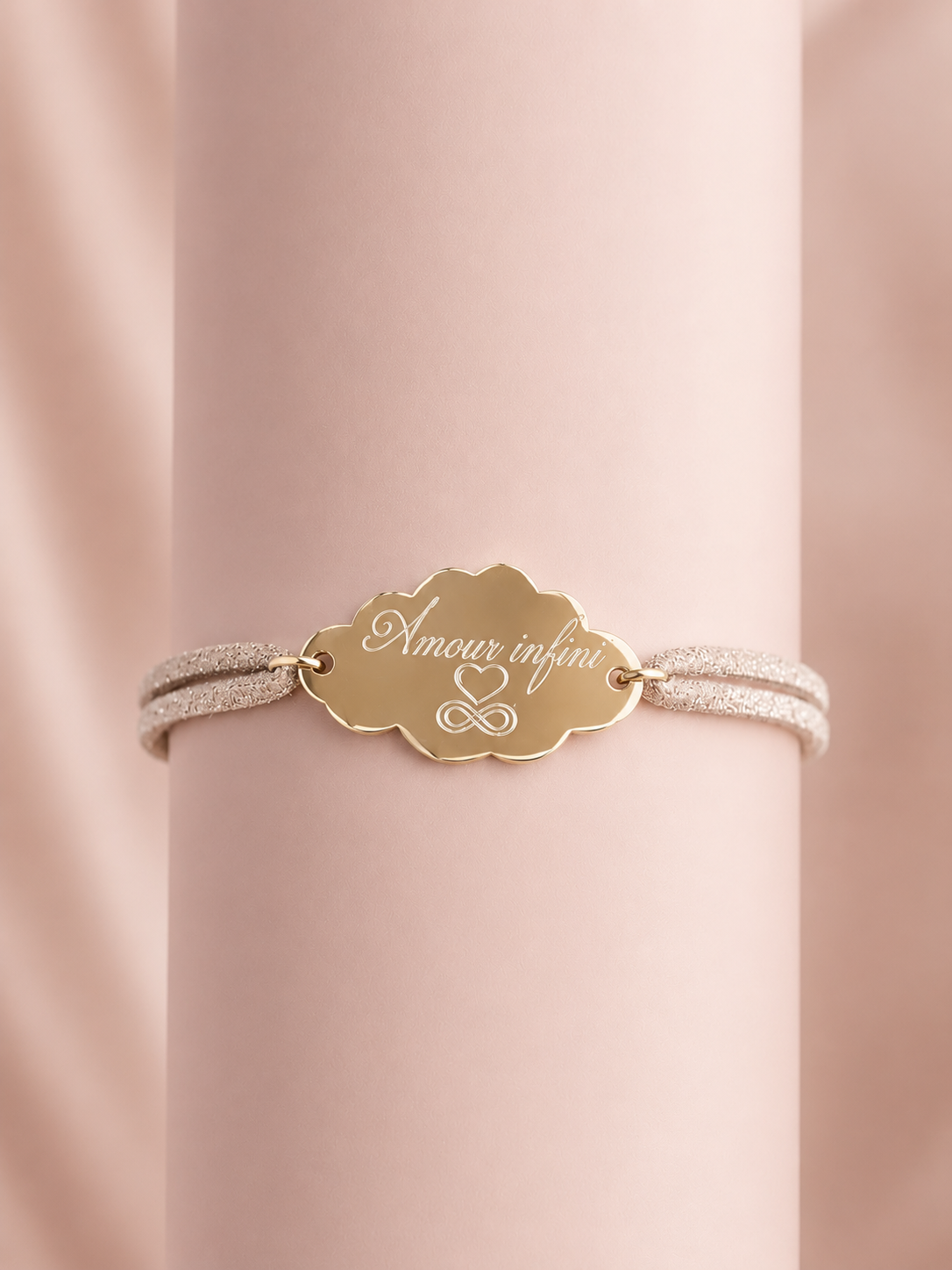 Bracelets cordon personnalisés femme