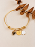 Bracelet jonc personnalisé femme Aura.