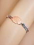 Bracelet Liberty en acier inoxydable finition or rose poli miroir