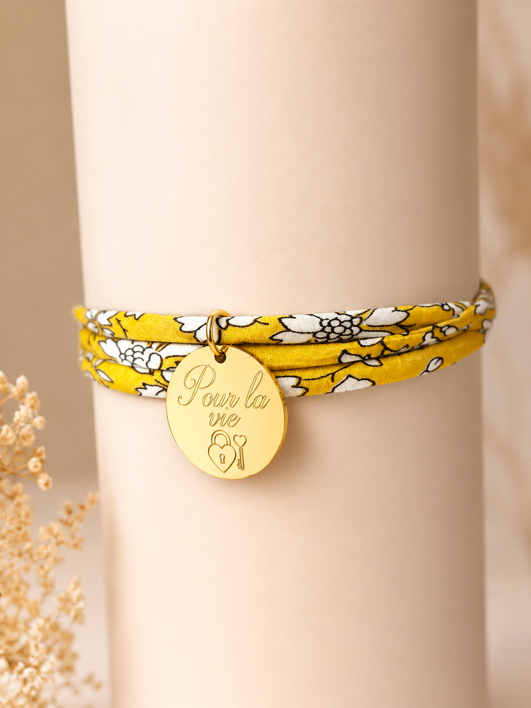 Bracelet Liberty personnalisé femme 3 tours – Joy