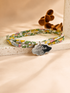 Bracelet Liberty personnalisé femme Lila avec médaillon nuage argent.