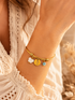 Bracelet jonc personnalisé femme Chanelle.